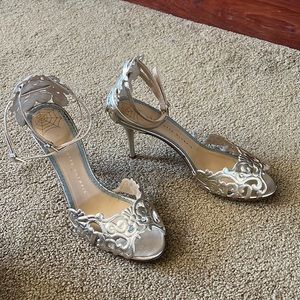 Gold Charlotte Olympia heels. Perfect for that special occasion.